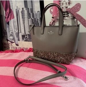 Kate Spade-Greta Court Cityscape Glitter Tote Bag 🛍️